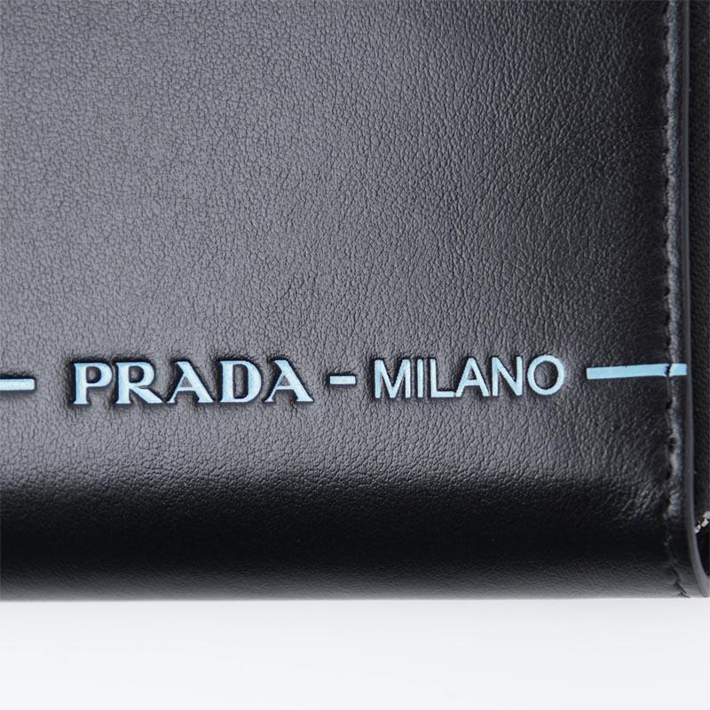 プラダコピー PRADA ラウンドファスナー 長財布 小銭入れ付き ブラック メンズ ウォレット 財布 ギフト プレゼント 2ml317 2bay f0002 CITY SPORT シティ スポーツ - 商品画像 1