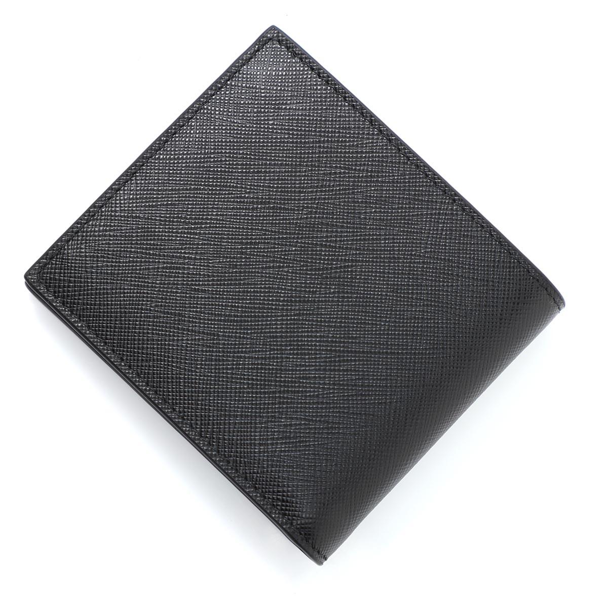 スーパーコピープラダ PRADA 2つ折り財布 ブラック メンズ 2mo513 qme f0632 SAFFIANO - 商品画像 4
