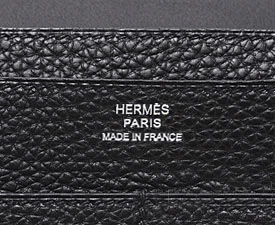 エルメススーパーコピー ドゴンGM ブラック トゴ シルバー金具 he-ac-1743 - 商品画像 1
